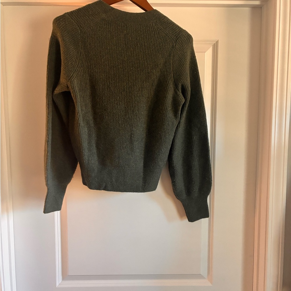 Madewell Olive Crew Neck Sweater - Picture 3 of 3